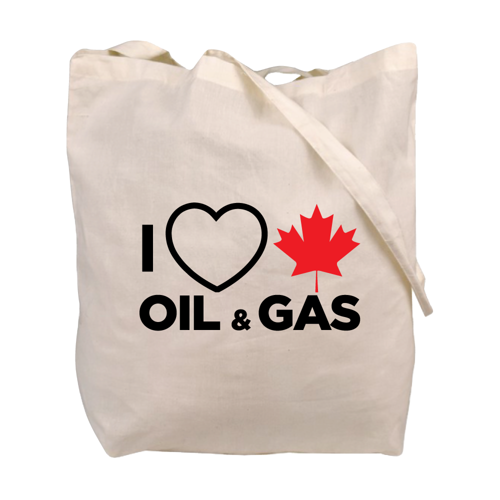 'I Love Oil & Gas' Tote Bag