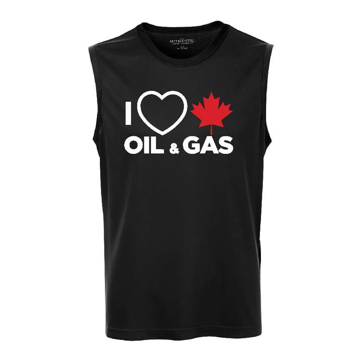 'I Love Canadian Oil & Gas' Performance Tank Top