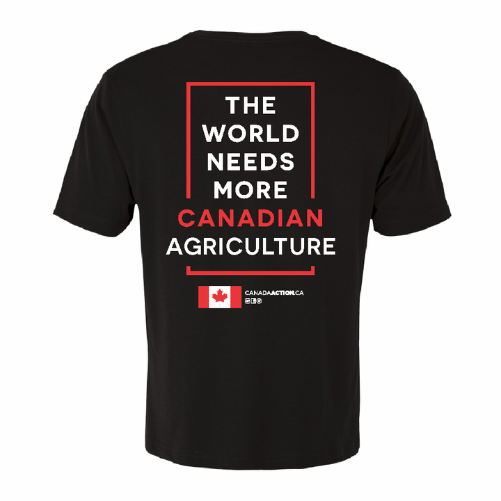 'I Love Canadian Agriculture' Ring Spun Tee
