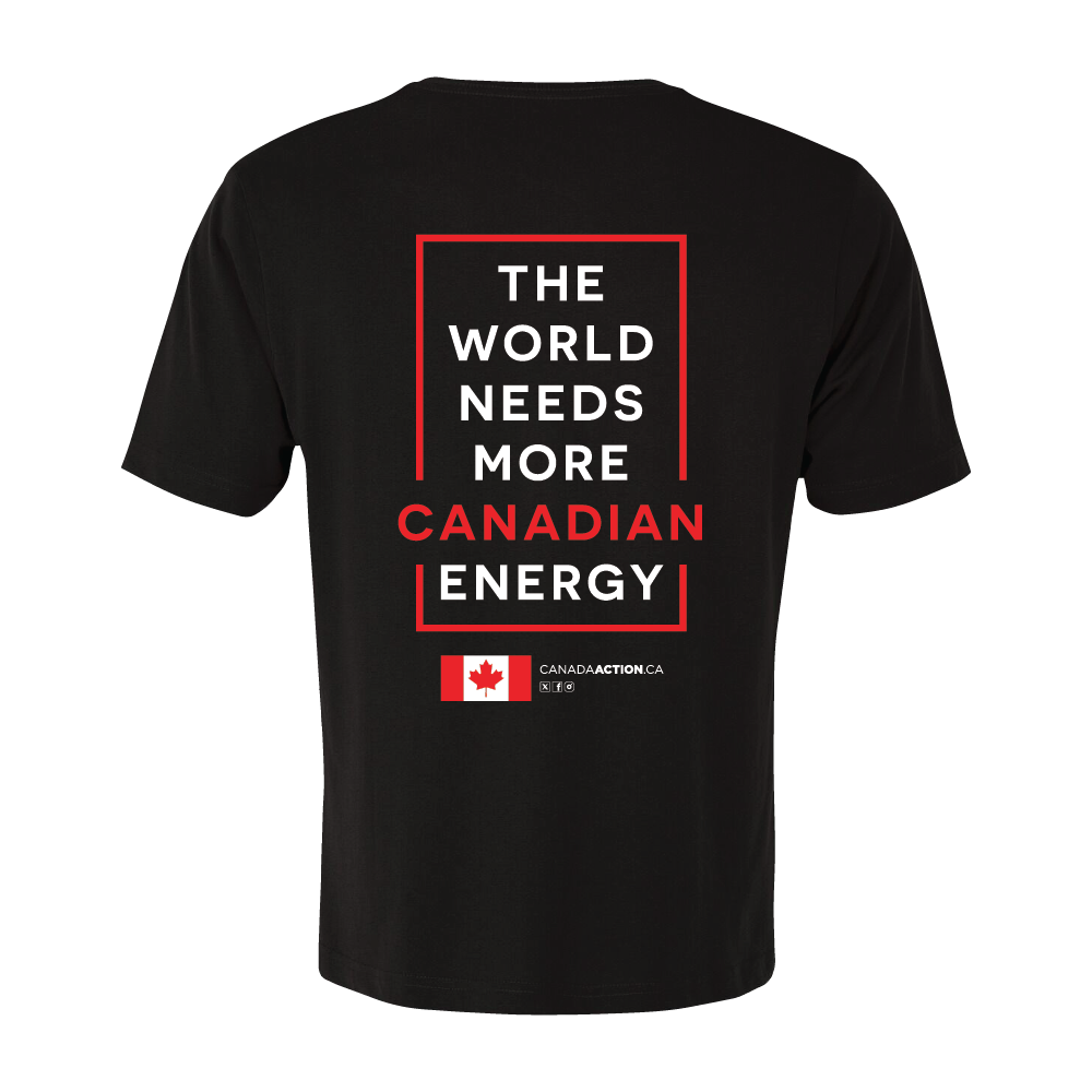 'I Support Canadian LNG' Ring Spun Tee