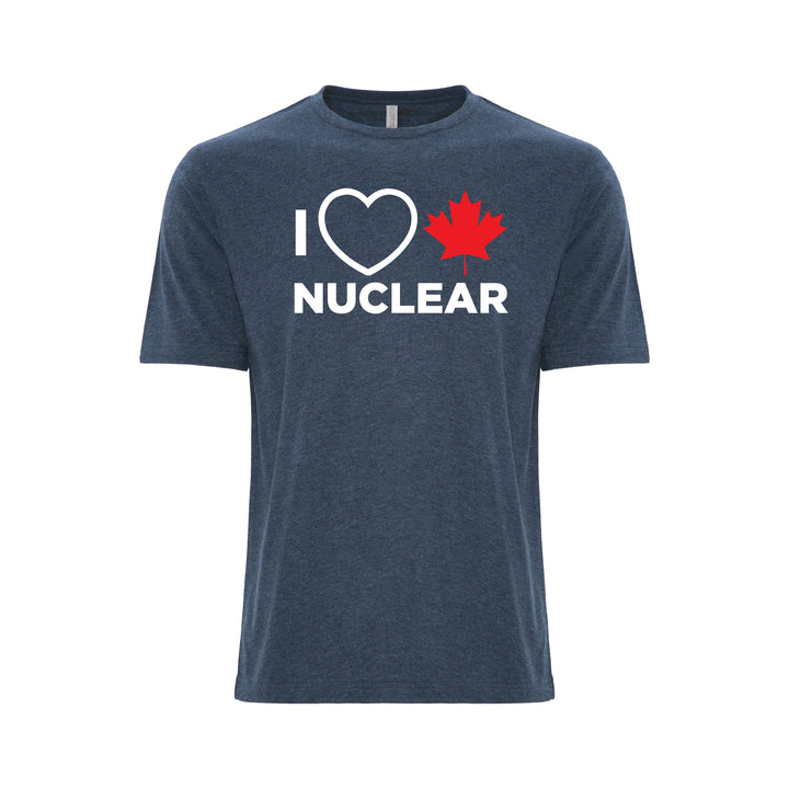 'I Love Canadian Nuclear' Ring Spun Tee