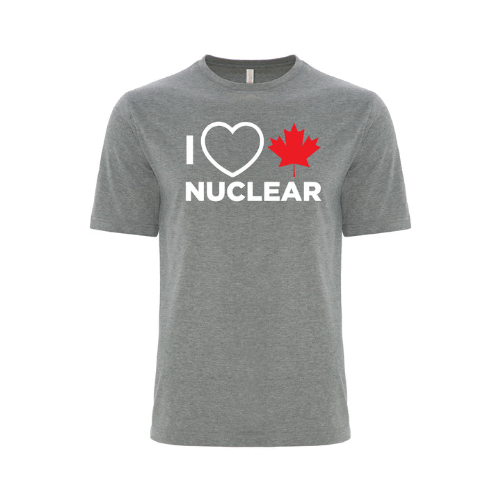 'I Love Canadian Nuclear' Ring Spun Tee