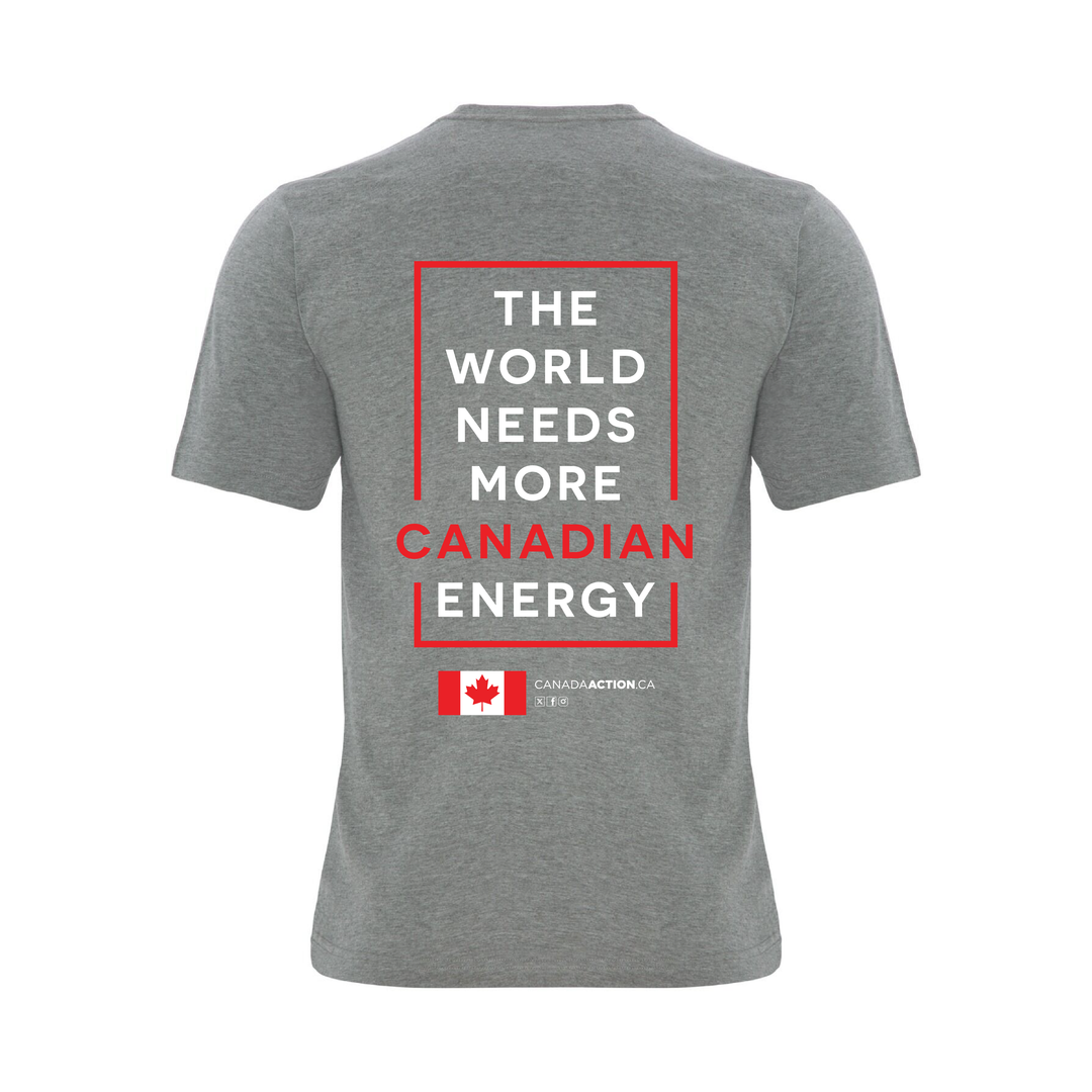 'I Love Canadian Nuclear' Ring Spun Tee