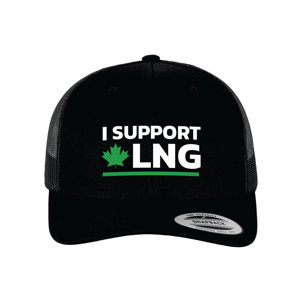 'I Support Canadian LNG' Snapback Retro Trucker Hat