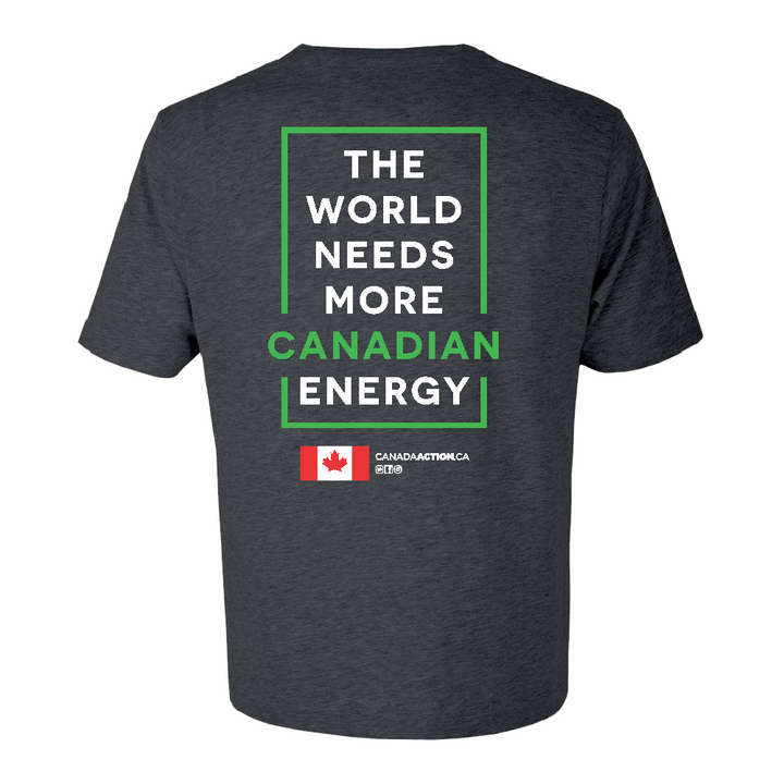 'I Support Canadian LNG' Ring Spun Tee