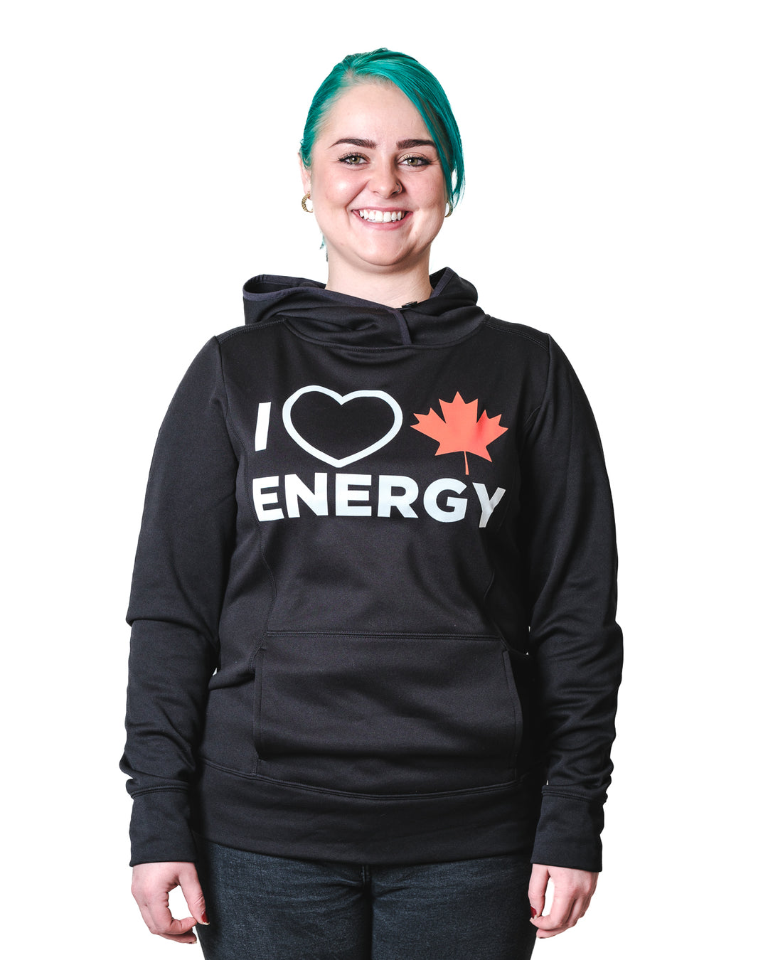 'I Love Canadian Energy' Womens Game Day Hoodie