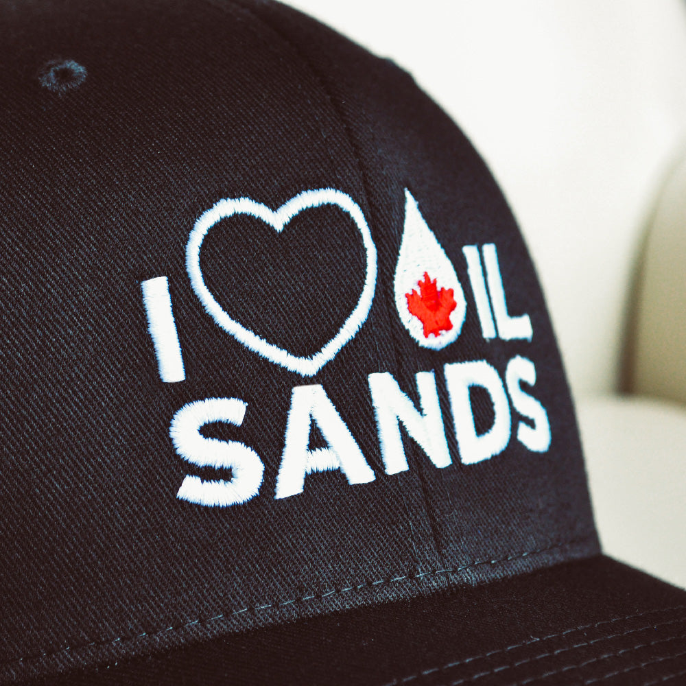 'I Love Oil Sands' Fitted Hat