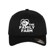 'I Love Family Farms' Fitted Hat