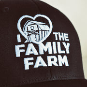 'I Love Family Farms' Fitted Hat