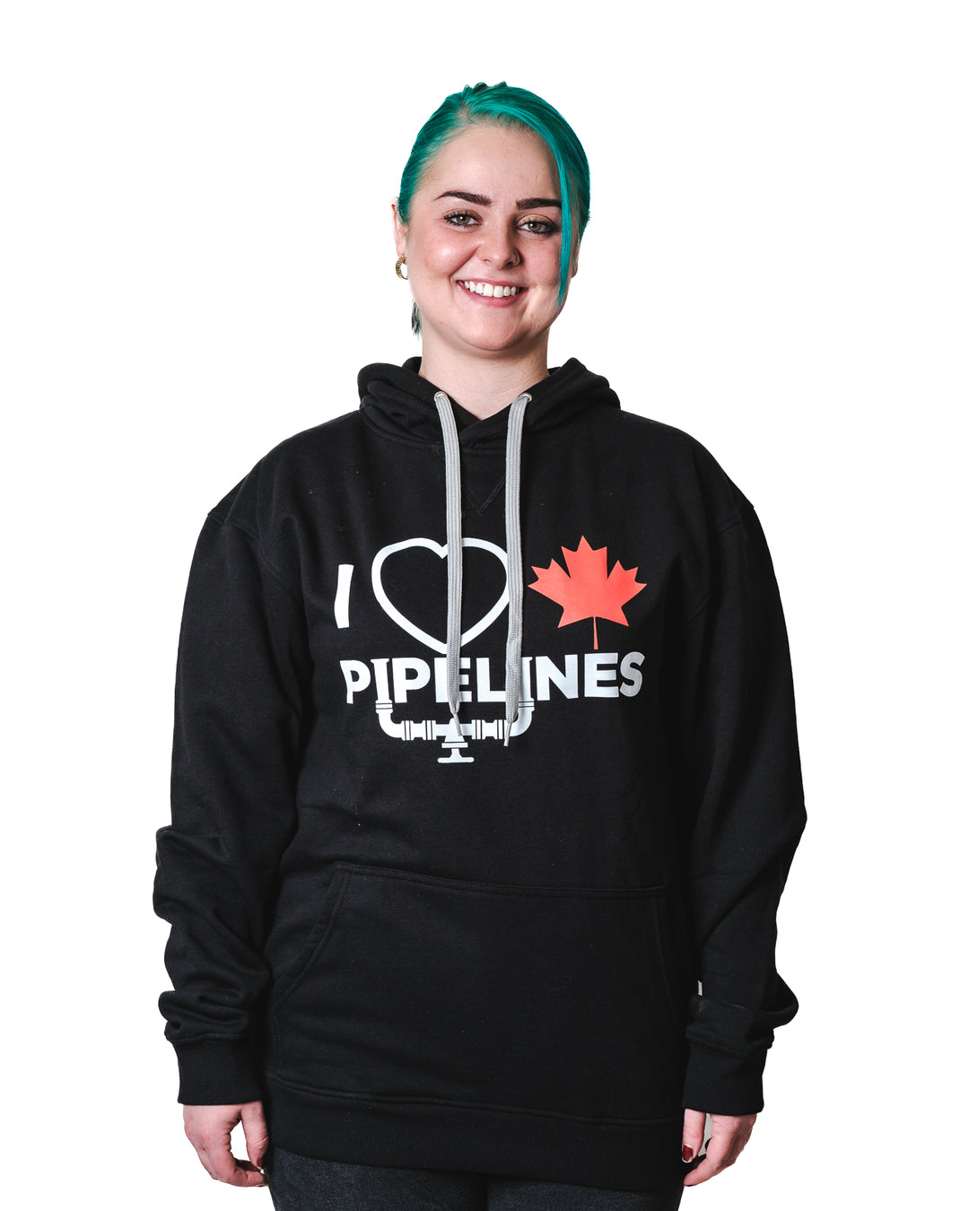 'I Love Canadian Pipelines' ProFleece Hoodie