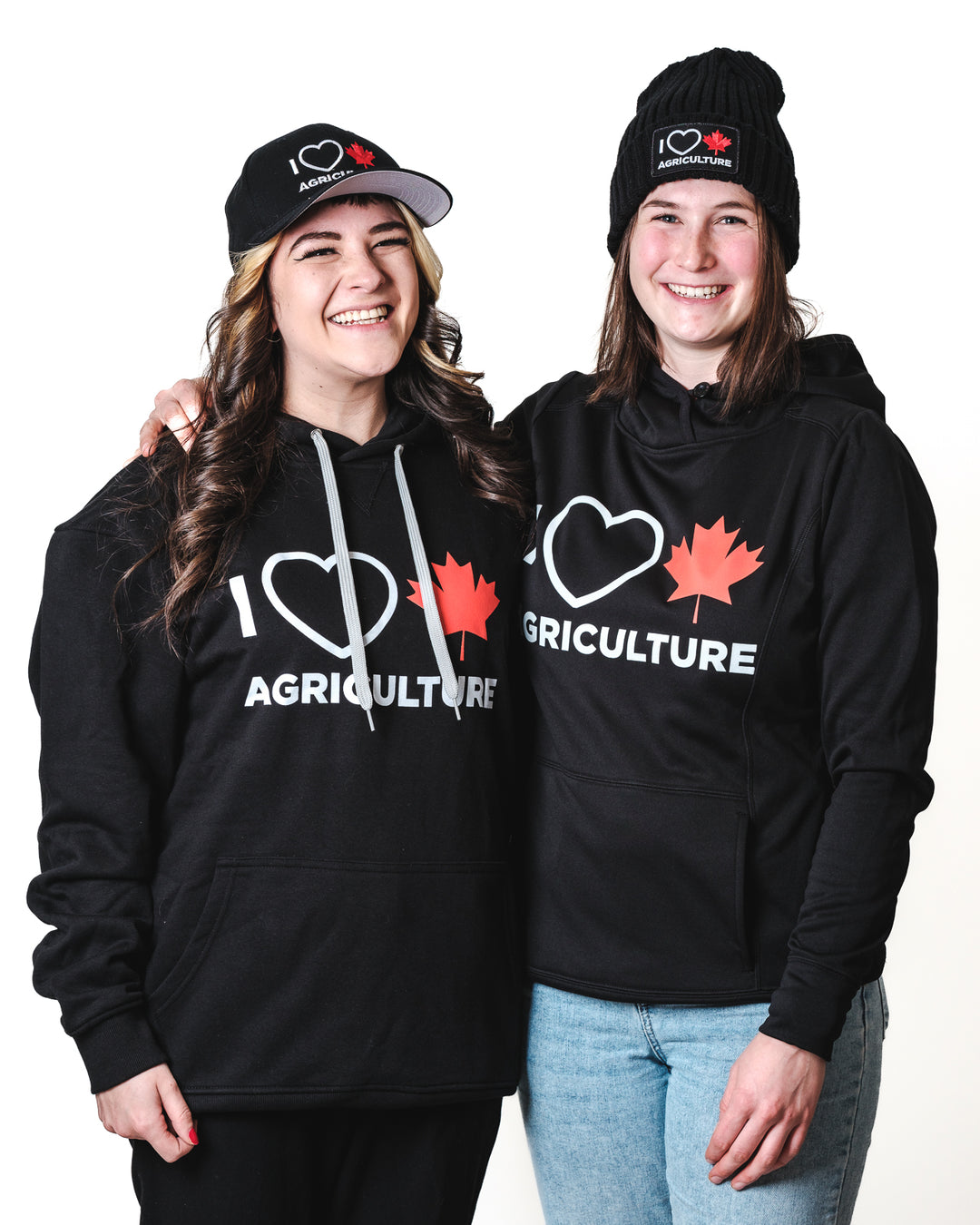 'I Love Canadian Agriculture' Chunky Rib Knit Toque