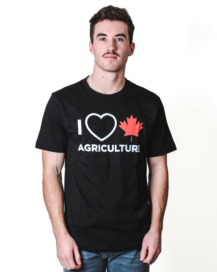 'I Love Canadian Agriculture' Ring Spun Tee