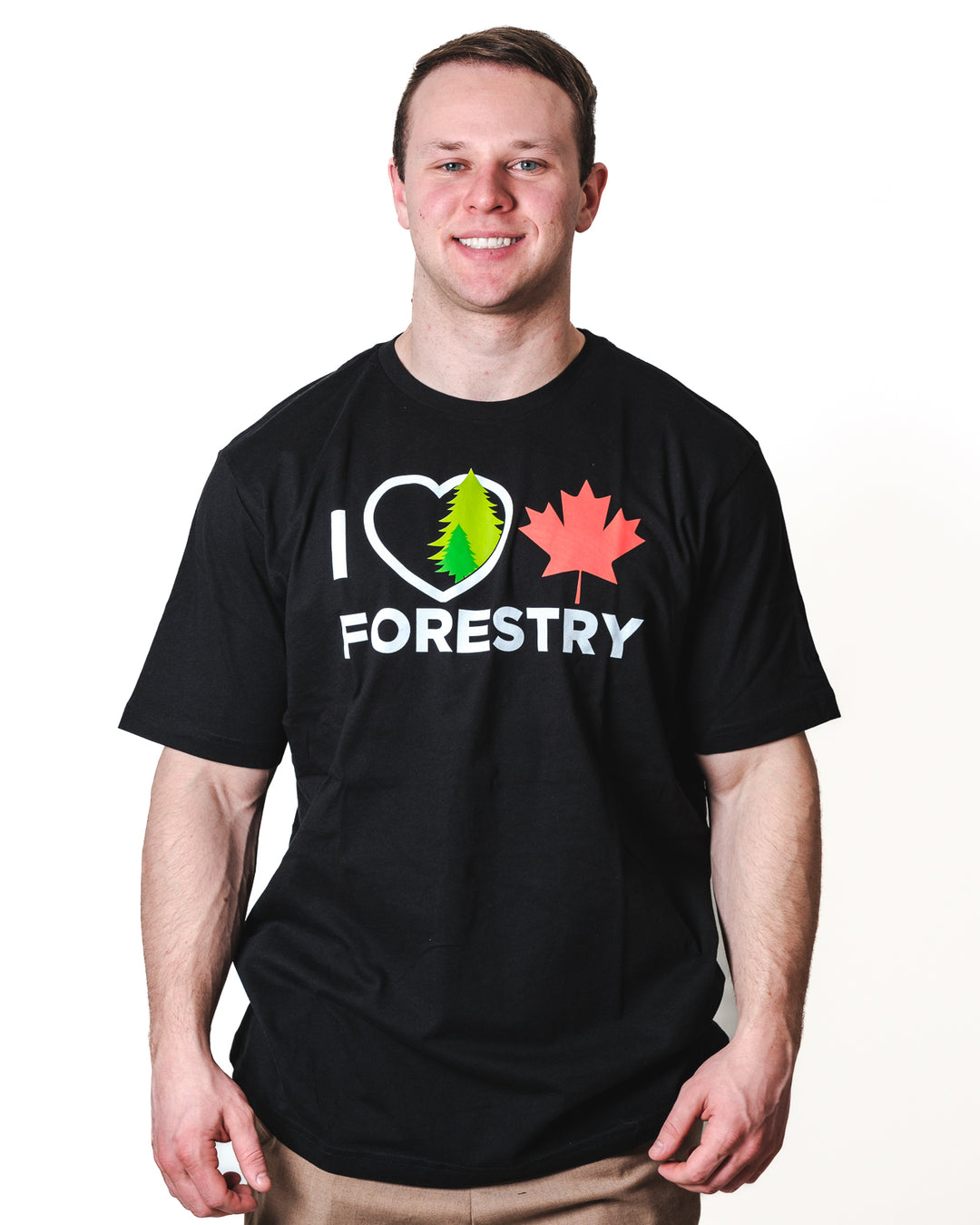 'I Love Canadian Forestry' Ring Spun Tee