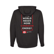 'I Love Canadian Oil & Gas' Mens Game Day hoodie