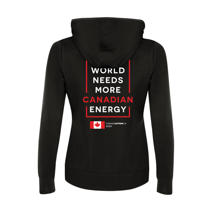 'I Love Canadian Pipelines' Womens Game Day Hoodie