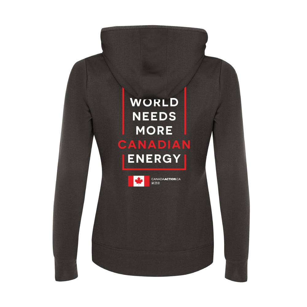 'I Love Canadian Oil & Gas' Womens Game Day Hoodie