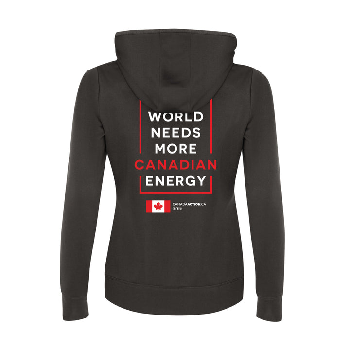 'I Love Oil Sands' Womens Game Day Hoodie