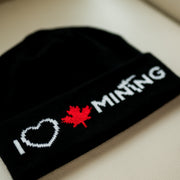 'I Love Canadian Mining' Acrylic Knit Toque.