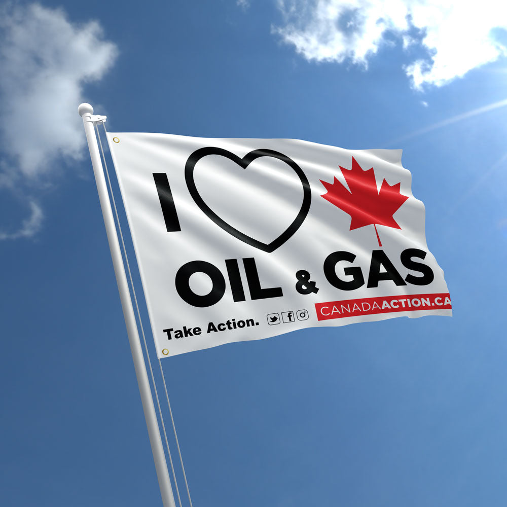 'I Love Oil & Gas' Flag