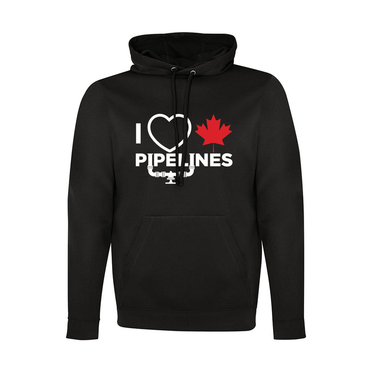 'I Love Canadian Pipelines' Mens Game Day hoodie