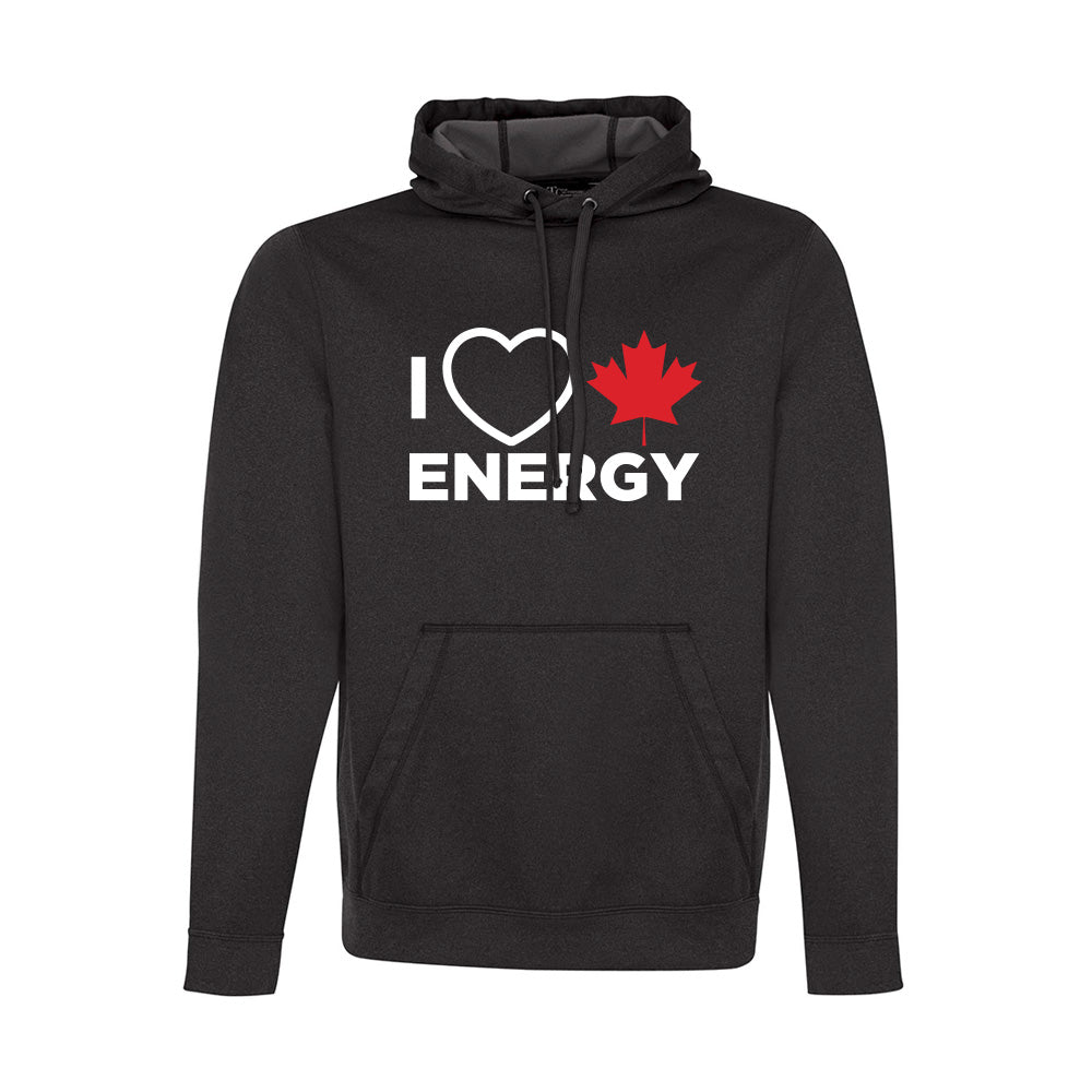 'I Love Canadian Energy' Mens Game Day hoodie
