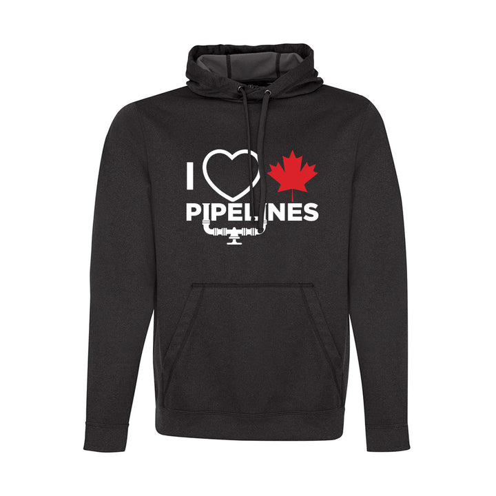 'I Love Canadian Pipelines' Mens Game Day hoodie