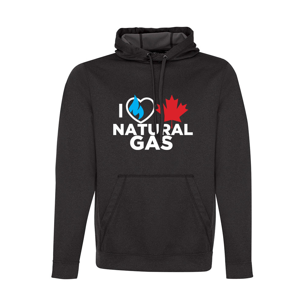 'I Love Canadian Natural Gas' Mens Game Day hoodie