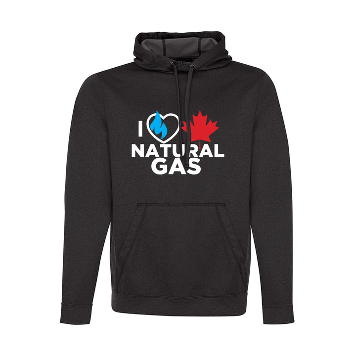 'I Love Canadian Natural Gas' Mens Game Day hoodie