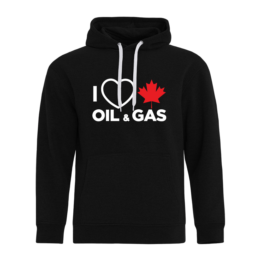 I Love Canadian Oil & Gas' ProFleece Hoodie – canadaactionstore.ca