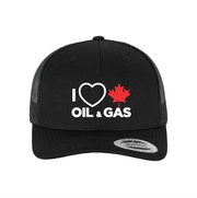 'I Love Oil & Gas' Snapback Retro Trucker Hat