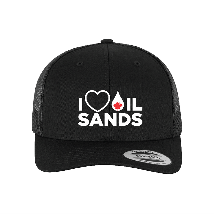 'I Love Oil Sands' Snapback Retro Trucker Hat