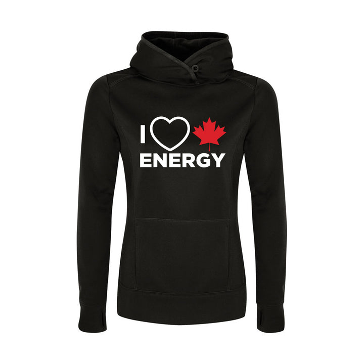 'I Love Canadian Energy' Womens Game Day Hoodie