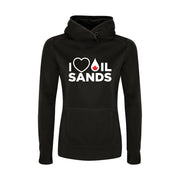 'I Love Oil Sands' Womens Game Day Hoodie