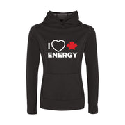 'I Love Canadian Energy' Womens Game Day Hoodie