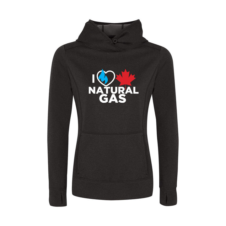 'I Love Canadian Natural Gas' Womens Game Day Hoodie