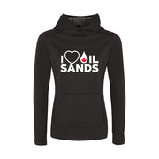 'I Love Oil Sands' Womens Game Day Hoodie