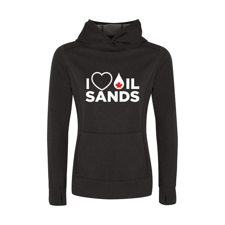 'I Love Oil Sands' Womens Game Day Hoodie