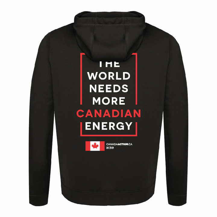'I Love Canadian Natural Gas' Mens Game Day hoodie