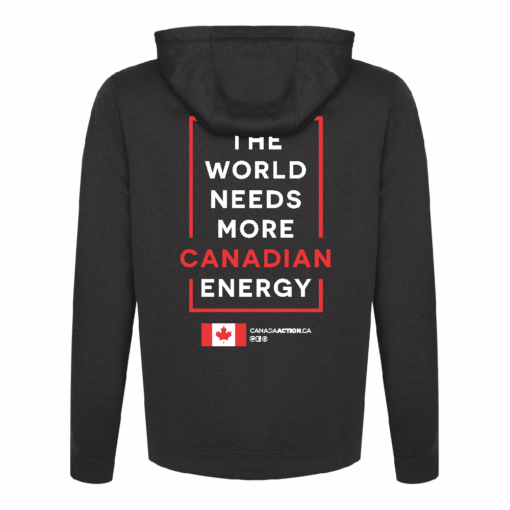 'I Love Canadian Natural Gas' Mens Game Day hoodie