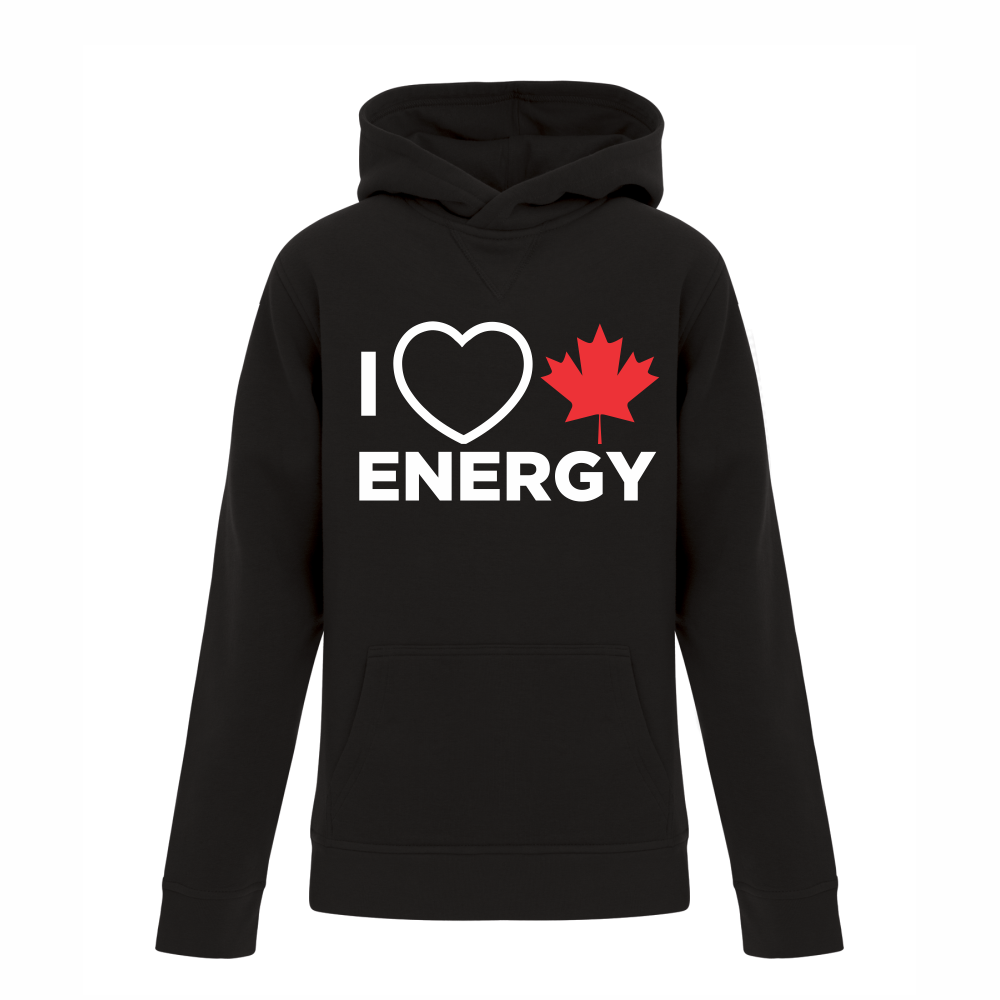 'I Love Canadian Energy' YOUTH Hoodie