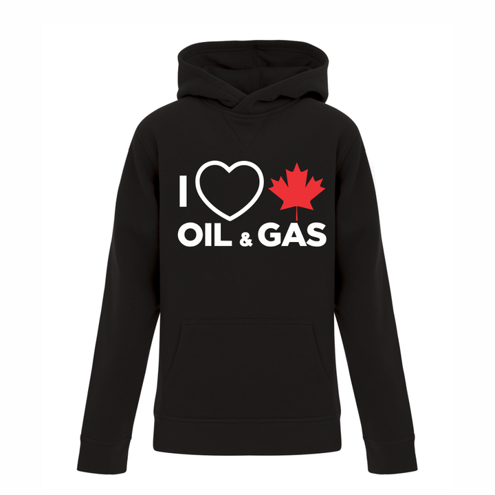 'I Love Canadian Oil & Gas' YOUTH Hoodie