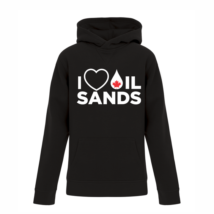 'I Love Canadian Oil Sands' YOUTH Hoodie