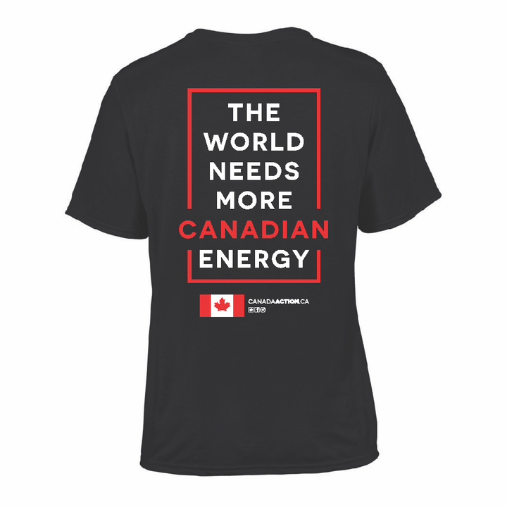 'I Love Canadian Pipelines' Performance Tee