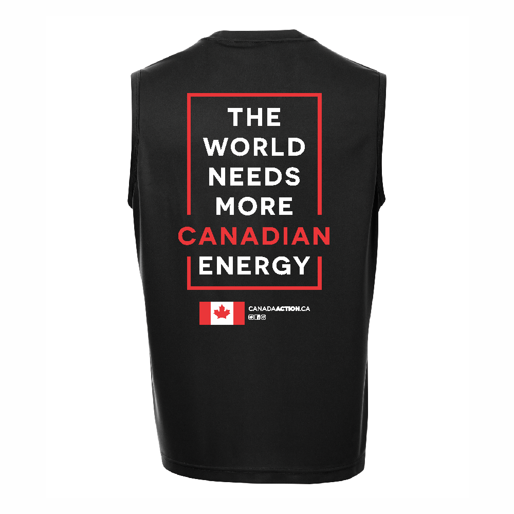 'I Love Canadian Energy' Performance Tank Top