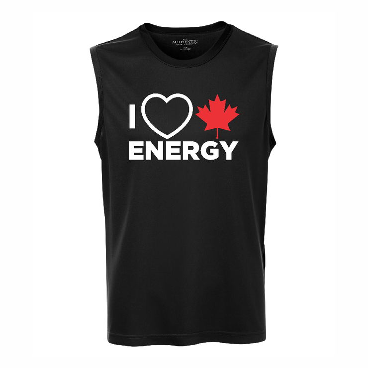 'I Love Canadian Energy' Performance Tank Top