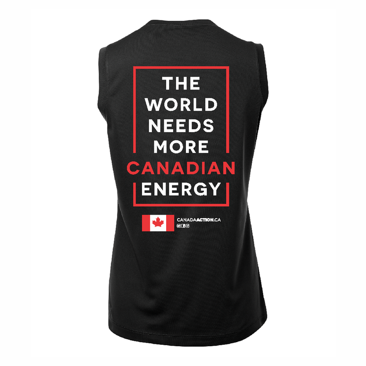 'I Love Canadian Energy' Women's Performance Tank Top