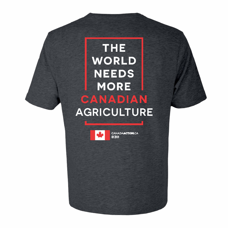 'I Love Canadian Agriculture' Ring Spun Tee
