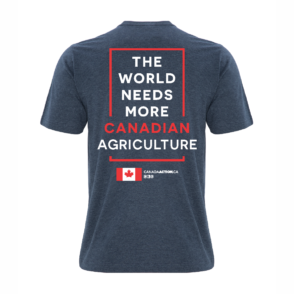 'I Love Canadian Agriculture' Ring Spun Tee