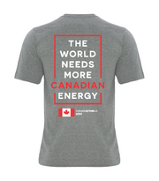 'I Love Canadian Pipelines' Ring Spun Tee