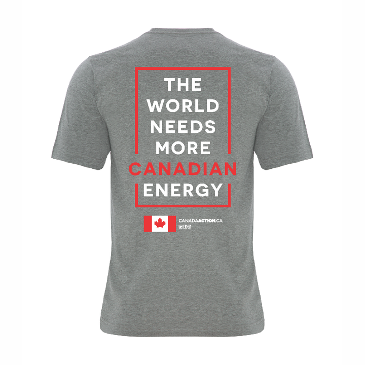 'I Love Canadian Natural Gas' Ring Spun Tee